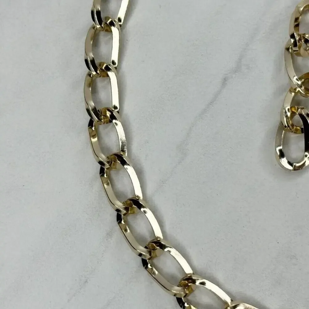 Gold Tone Y2K Chain Link Festival Statement Belt Extra Small/Small (XS/S) ✨